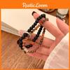 Handcrafted Style Ethnic Natural Stone Beaded Bracelet Unisex Design Geometric
