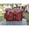 *Leather Vintage Men S Messenger Shoulder Bag Laptop Satchel Genuine Briefcase*