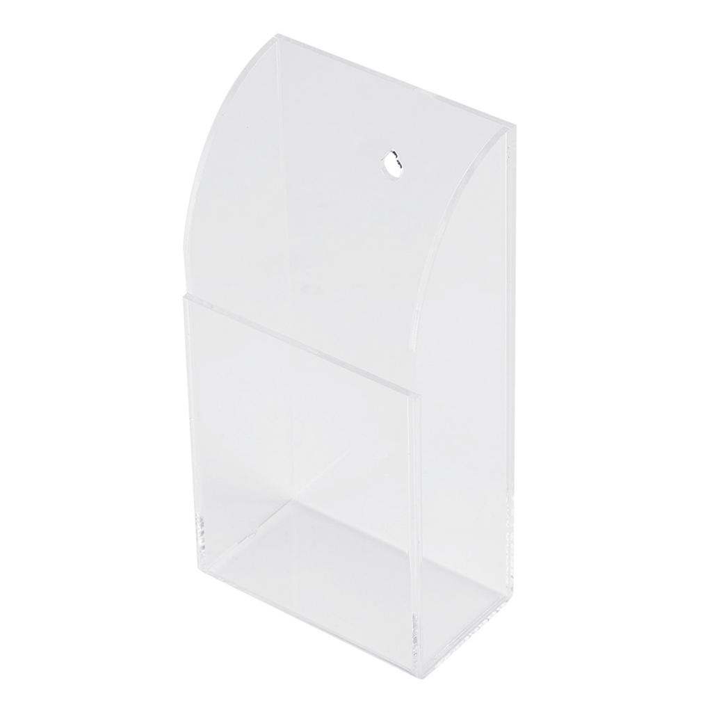 Acrylic Air Conditioner Remote Control Holder Case Storage Box Wall Mount