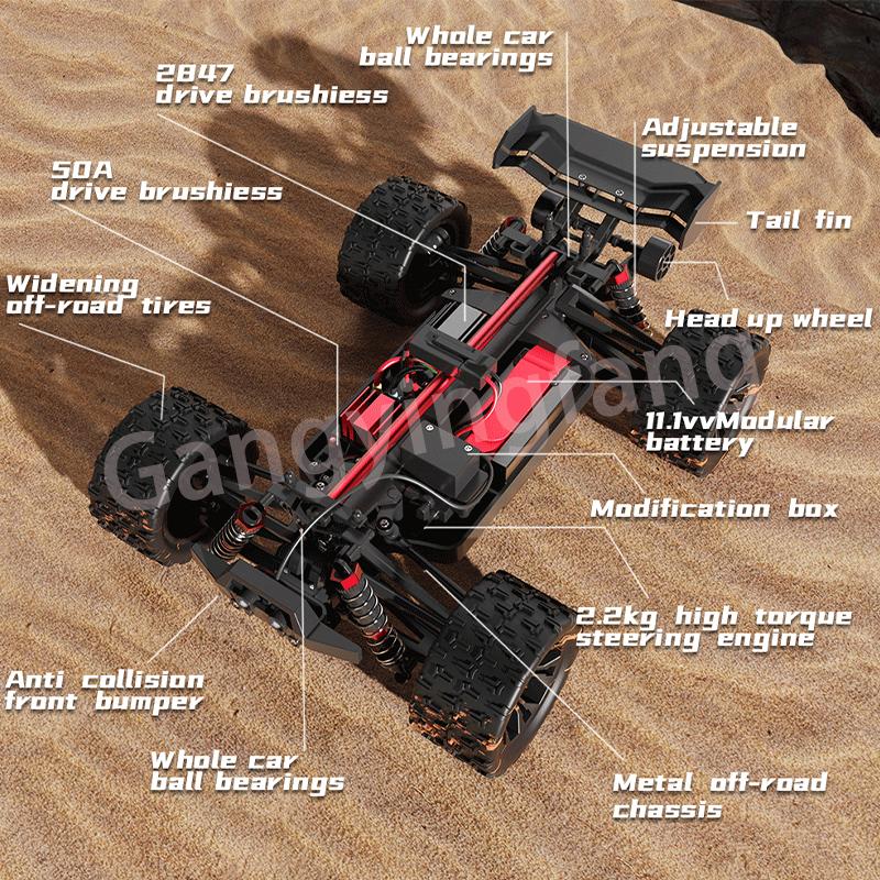 SG116 9522PRO 85 км/ч Высокоскоростная RC Машинка Бесколлекторная 4WD Внедорожник Дрифт Машина на Радиоуправлении 1:16 профессиональных гоночных автомобилей против SG116MAX