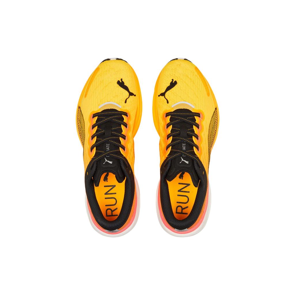 Puma Deviate Nitro 2 Sunset Glow Sun Stream Черные Мужские Кроссовки Желтый 376807-03