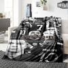 Mbappe Personalized Name Blanket Lightweight Customizable Blanket Soft & Cozy Suitable for Bed Home Decor Couch Sofa Four Seasons Multipurpose
