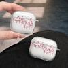 Узор "Сакура" подходит для AirPods 3 2 1 Pro 2 4 Pro3, прозрачный защитный чехол для наушников, противоударный