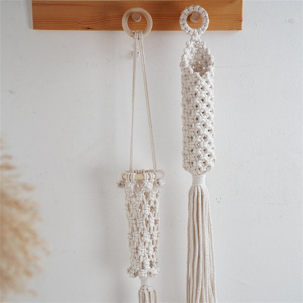 Подвесной воздушный держатель для растений в стиле макраме, настенный держатель для растений в виде ананаса, корзина для цветов ручной работы в стиле бохо, дисплей для балкона