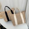 Summer Women Straw Woven Tote Bag Boho Handbag Rattan Basket Portable Travel Toiletry Storage Box Beach Bags New