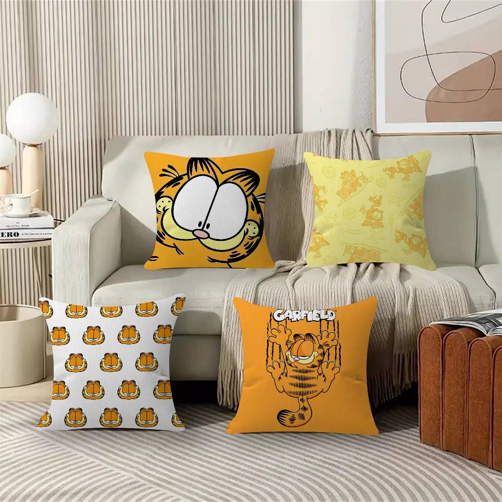 Cute Cartoon GGarfield Cat Pillowcase Toon Gift Cushion Cover Bedroom Home Sofa Chair Seat Decor Pillow Case