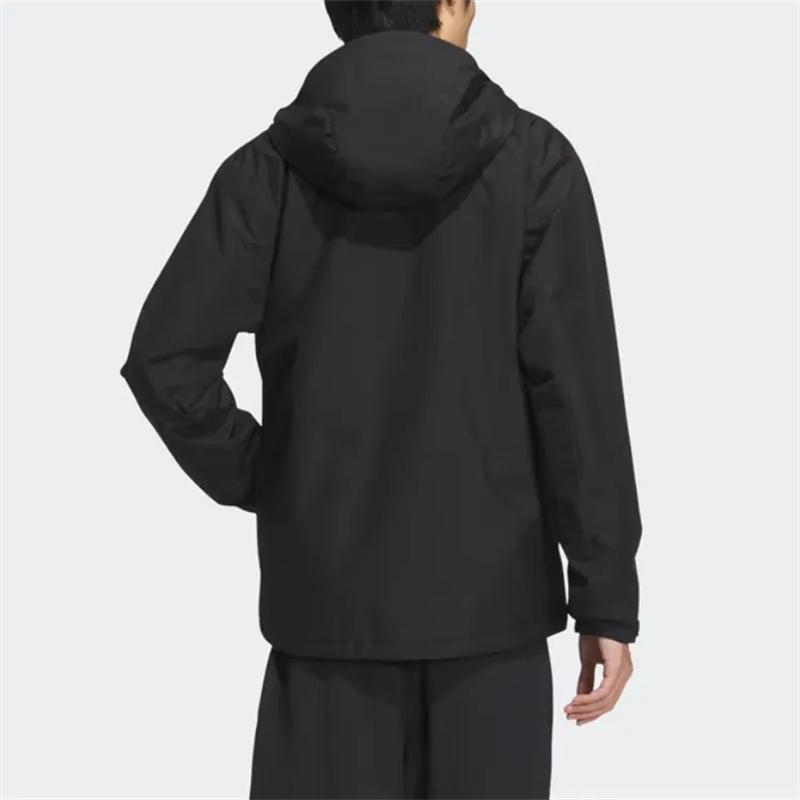 adidas Куртка 3-в-1 с капюшоном, водоотталкивающая, на флисовой подкладке, черная JM9017