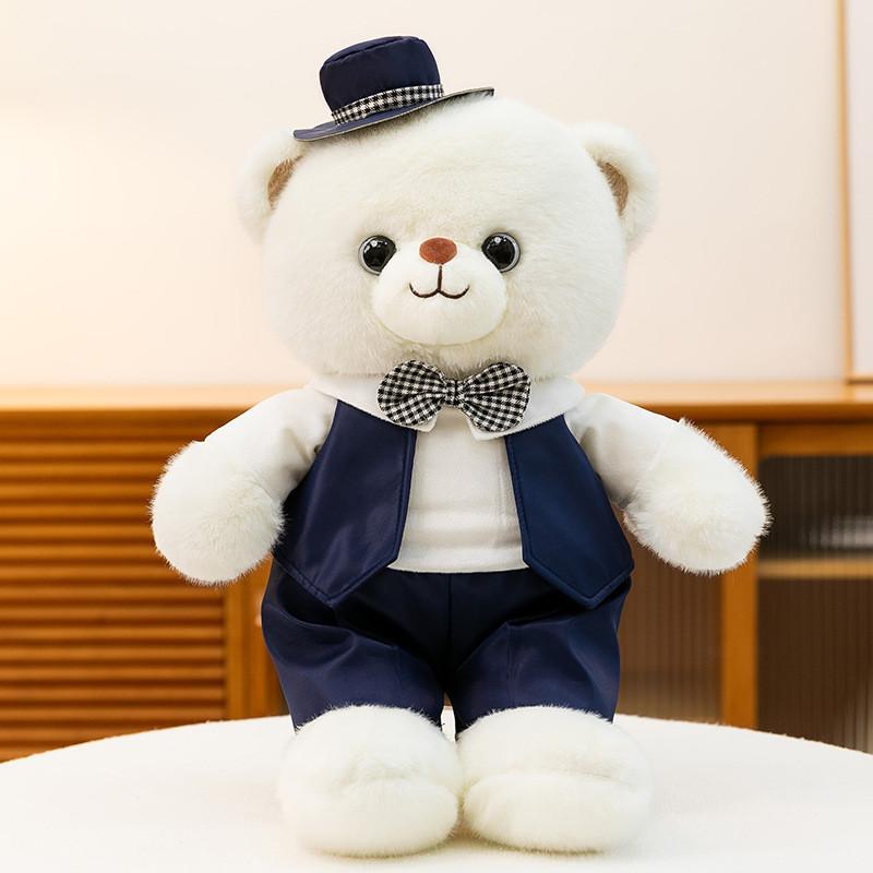 Свадебная плюшевая кукла Медвежонок с полипропиленовым наполнителем в качестве подарка для пар и для украшения дома