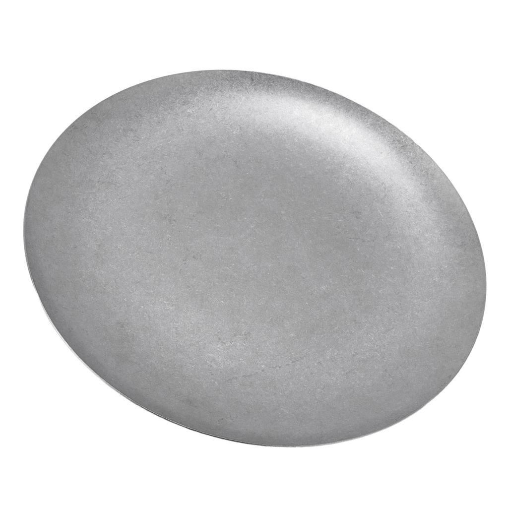 Десертная тарелка из нержавеющей стали 304, тарелка для закусок, круглая тарелка для ланча в индустриальном стиле, маленькая порционная, для кемпинга