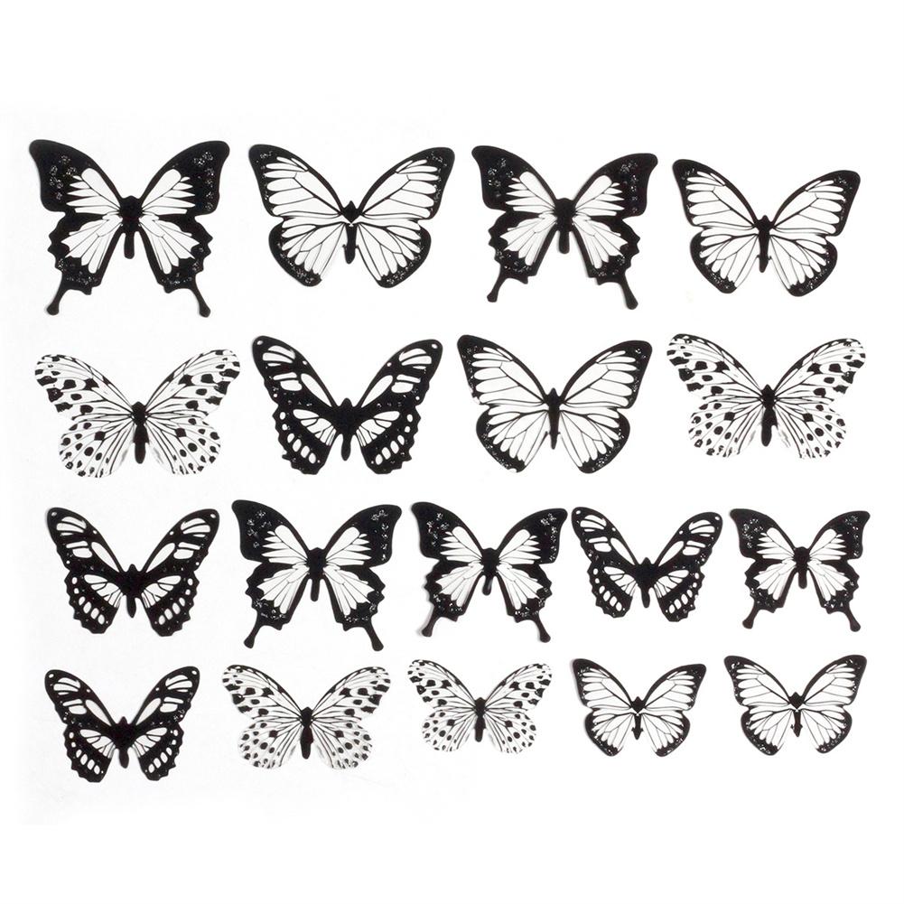 Butterflies Wall Sticker For Kids Rooms Art Mural Refrigerator Wedding Decoration Wall Decals