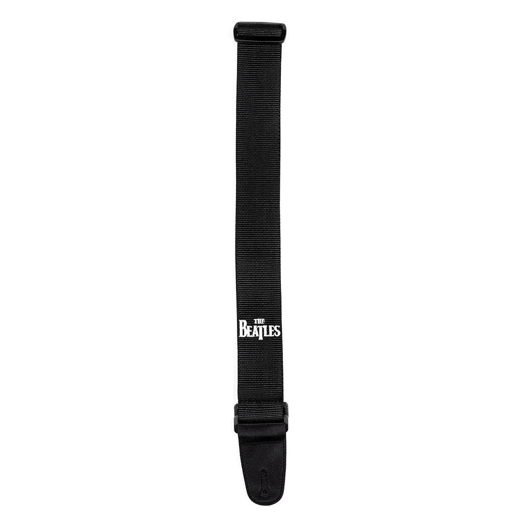 D'Addario The Beatles Black Poly-Pro Guitar Strap PWSBT100