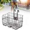 Складная задняя корзина для велосипеда, прочная, съемная, из проволочной сетки, нержавеющая, водонепроницаемая, для горного велосипеда