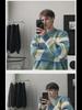 Men's Casual Contrast Color Knit Sweater - Trendy Autumn/Winter Fashion