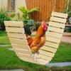 Деревянные качели для кур, насест для птиц, игрушечный курятник, подставка для попугая для большого ара