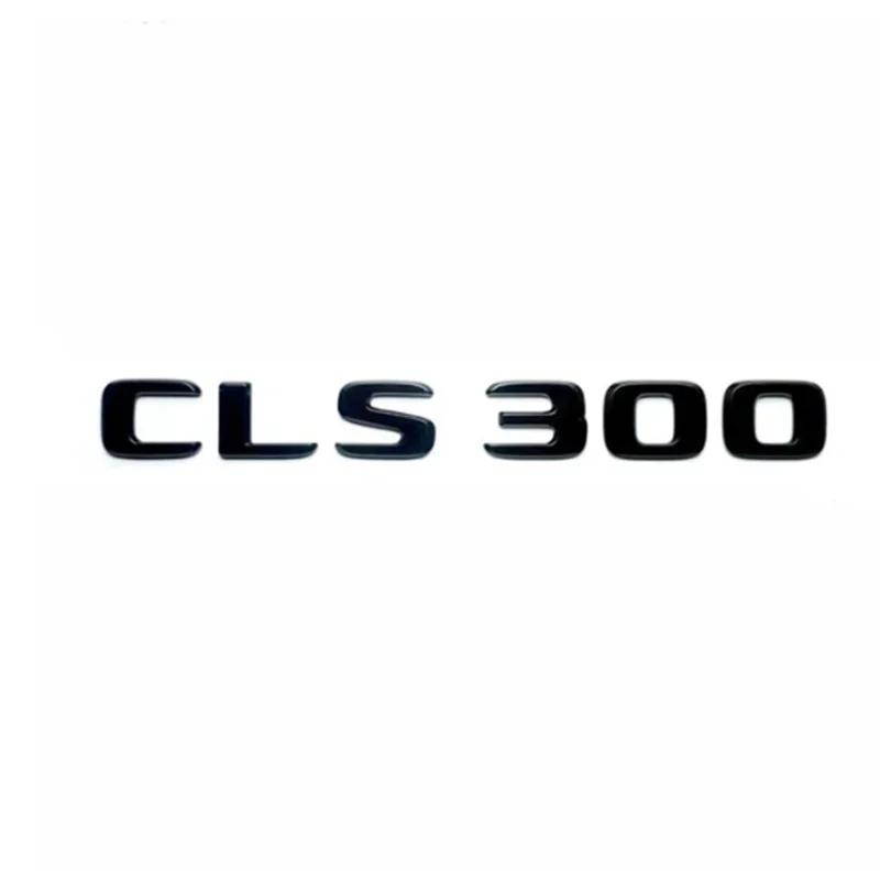 Car Trunk Letters Logo Alphabet Badge Emblem Sticker For Mercedes Benz CLS Class 56 63 CLS260 CLS300 CLS400 CLS350 C219 C257 AT1