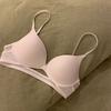 Seamless French - Style Front - Closure Bra for Women Push - Up Breathable Thin Wirefree Sweet Teenage Bra