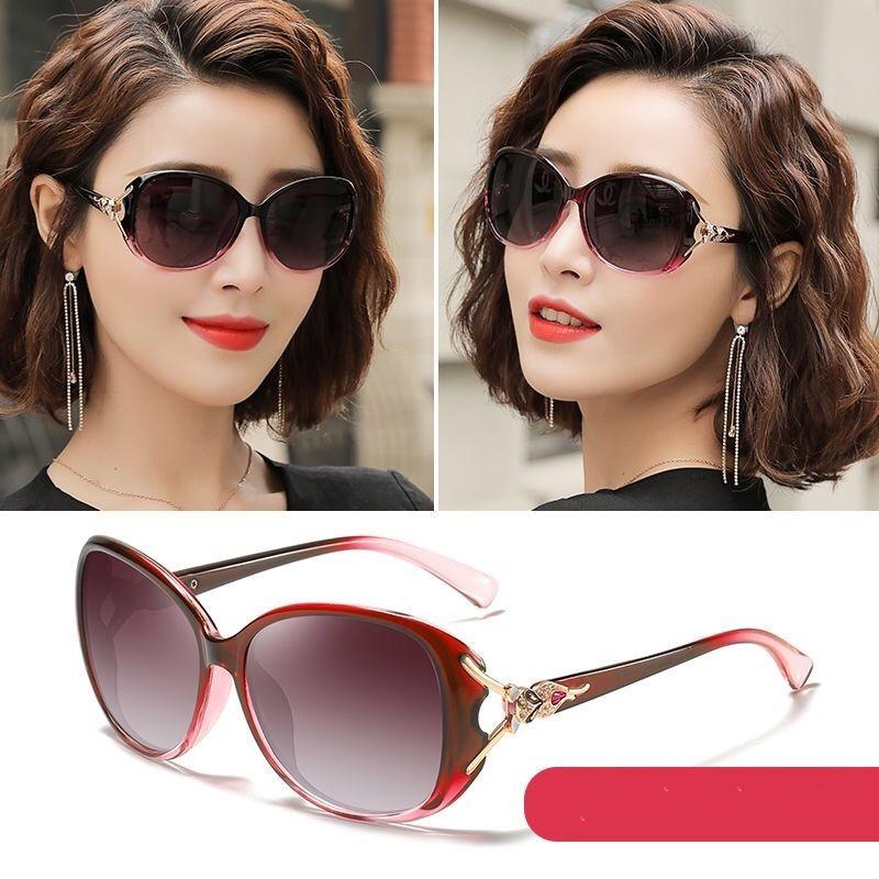 Солнцезащитные очки женские модные овальные солнцезащитные очки женские кошачий глаз УФ-защита поляризованные солнцезащитные очки