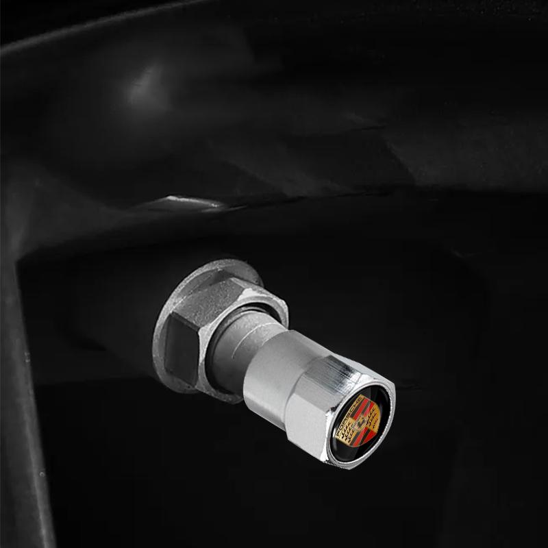 4pcs Automobile Tire Metal Valve Cover Anti-leakage Cover For Porsche 911 Cayenne Panamera Macan Boxster Carrera-GT 928 944 918-Spyder 968
