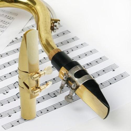 Alomejor (10-Pack) B-Flat Clarinet Reeds, 2.5mm Strength, 2.5mm, 2.5" Diameter, 2.5" Diameter, for Beginners, Brass Bands, and Practice, Includes Stor