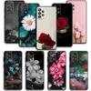 Rose Tulip Green Shoots Flowers Case For Samsung Galaxy A14 A73 A53 A71 A51 A31 A33 A22 A12 A21s A13 A32 A52s A72 A52 A23 Cover