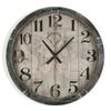 Horloge Murale - Versa - Vintage - 76,5 x 6,5 x 76,5 см - Bois - Gris
