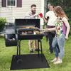 122/152/182x100CM BBQ Grill Fireproof Mat Heat Resistant Flame Retardant Anti-slip Deck Patio