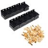 10PCS 30A-80A 5 Pin Relay Sockets Connector Holder With 50pcs 6.3mm Terminals