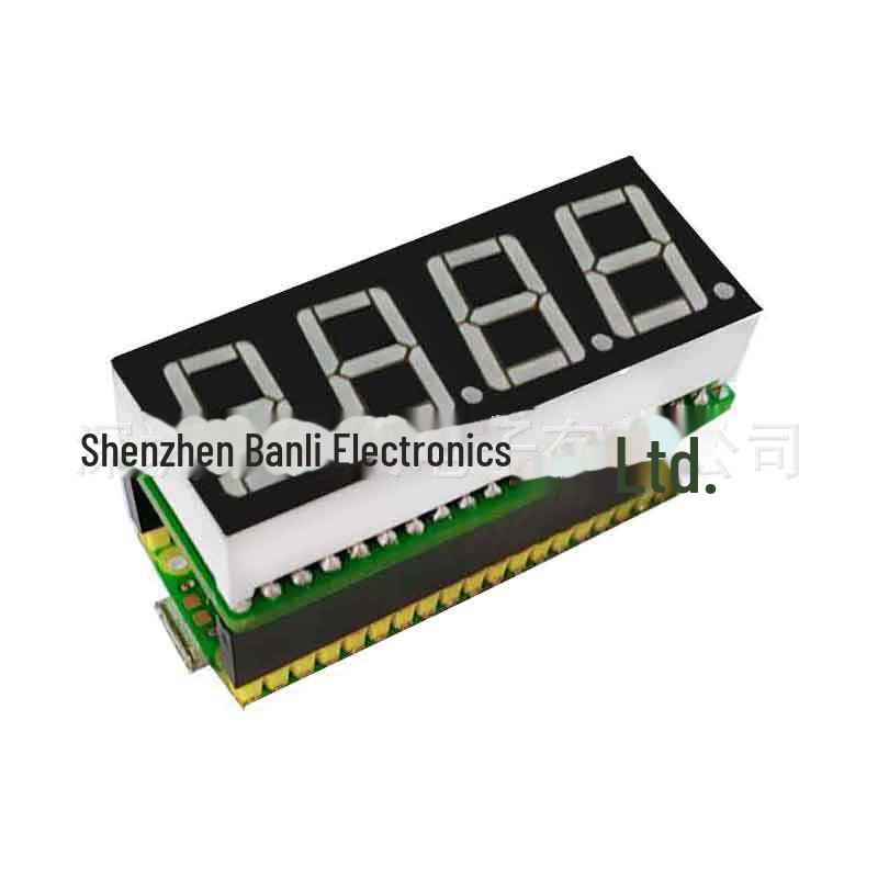 Модуль 4-разрядного светодиодного дисплея для Raspberry Pi Pico с драйвером параллельного порта