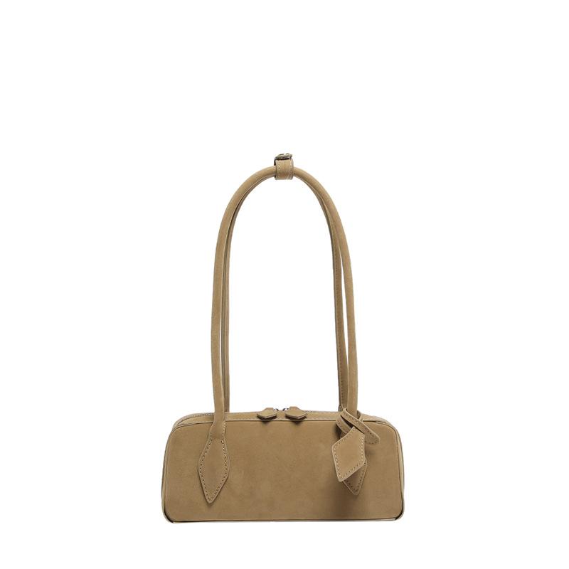 Нишевая сумка-багет под мышкой из замши, популярная универсальная сумка через плечо, темпераментная, для поездок, портативная сумка под мышкой