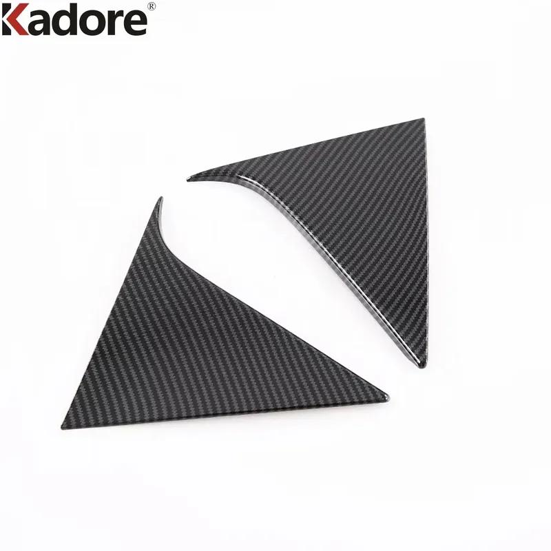 For Honda HR-V 2024 ZR-V 2024 Carbon Fiber Car Accessories Rear Widnow Cover Trim Window Side Wing Spoiler Trims