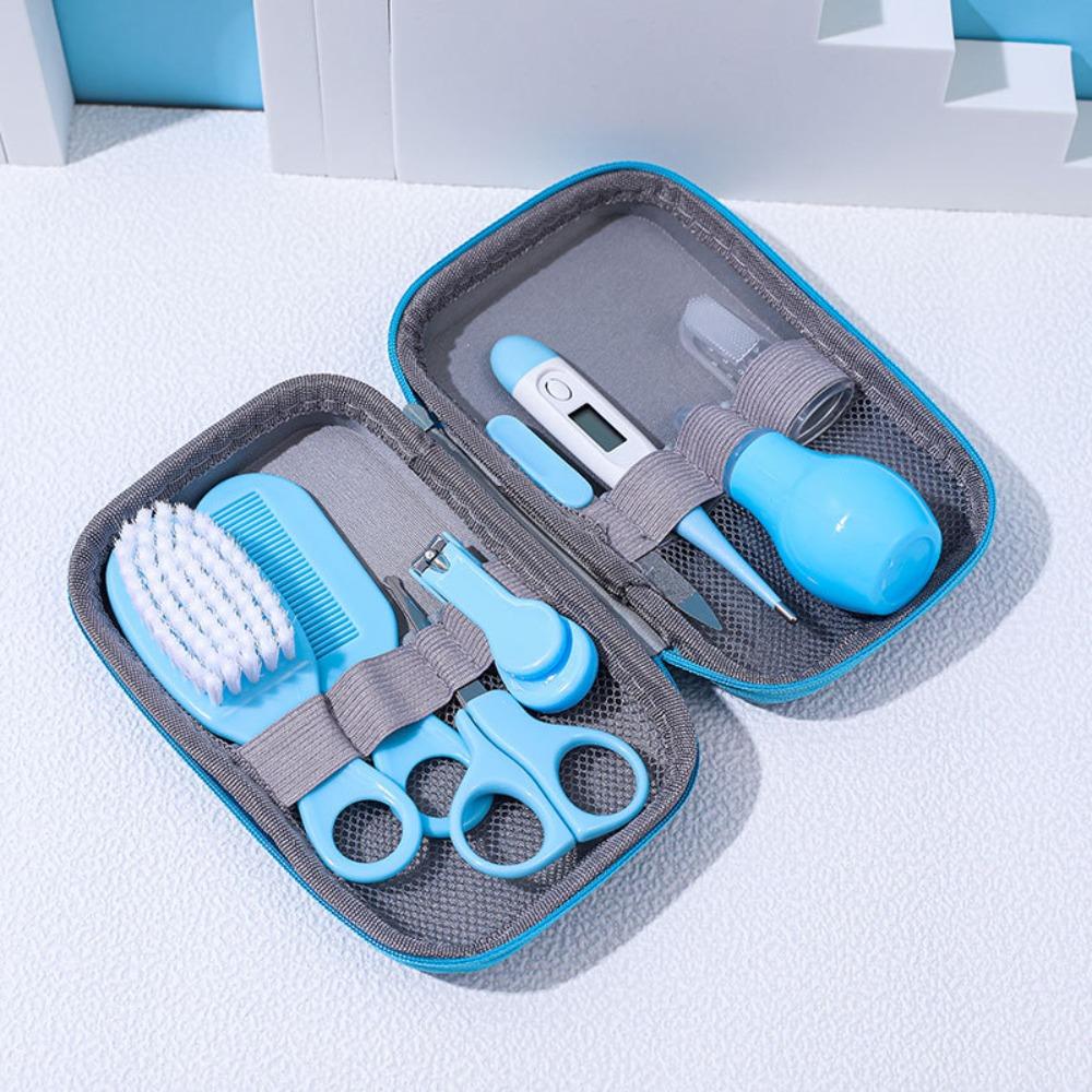 8pcs Soft Bristle Brush Baby Health Care Kit Material Safety Mother and Baby Care Kids Health