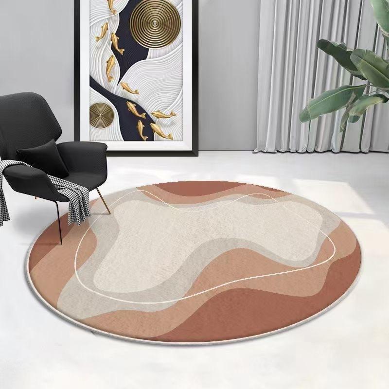 Circular Carpet Living Room Coffee Table Mat Bedroom Bedside Carpet Computer Swivel Chair Mat