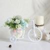 Decorative Wedding Decor Crafts Ornaments Bike Flower Basket Storage Basket Desktop Ornaments