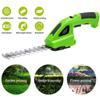 2 In 1 Electric Hedge Trimmer Cordless Grass Trimmer Rechargeable Shear Pruning Mower Lawn
