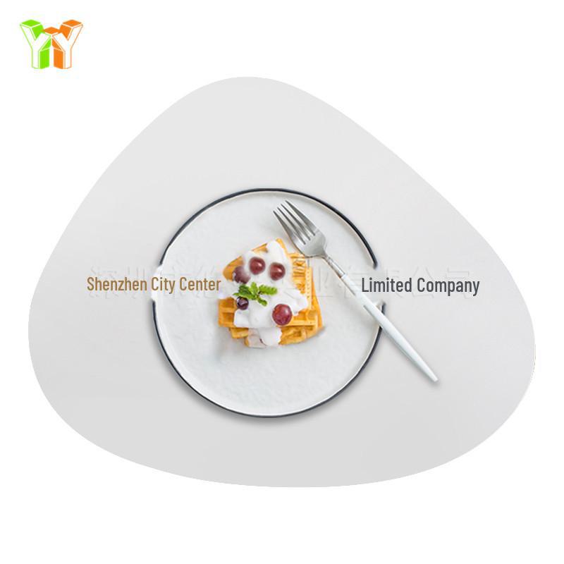 Набор двухсторонних водонепроницаемых и маслостойких салфеток из скандинавской искусственной кожи под столовые приборы