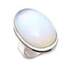 Milky Opal Gemstone 925 Sterling Silver Jewelry Ring Size 8.5