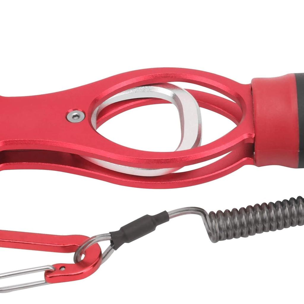 Рыболовный захват для ловли рыбы Рыболовный захват с функцией измерения, вращающийся по горизонтали на 360 градусов Легкий рыболовный захват из нержавеющей стали