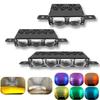 2/3/4 Lens Car Grille Light Motorcycle ATV Auxiliary Spotlight Off-road Vehicle Truck SUV Driving Work Lights Auto Headlight 12V