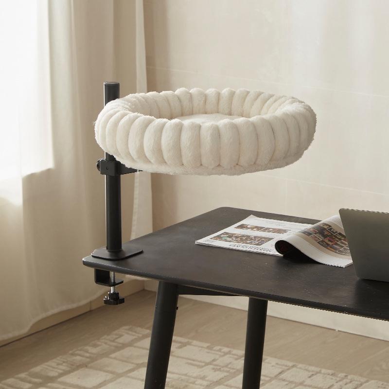 Регулируемая 360° вращающаяся когтеточка-домик для крупных кошек - Компактный настольный дизайн