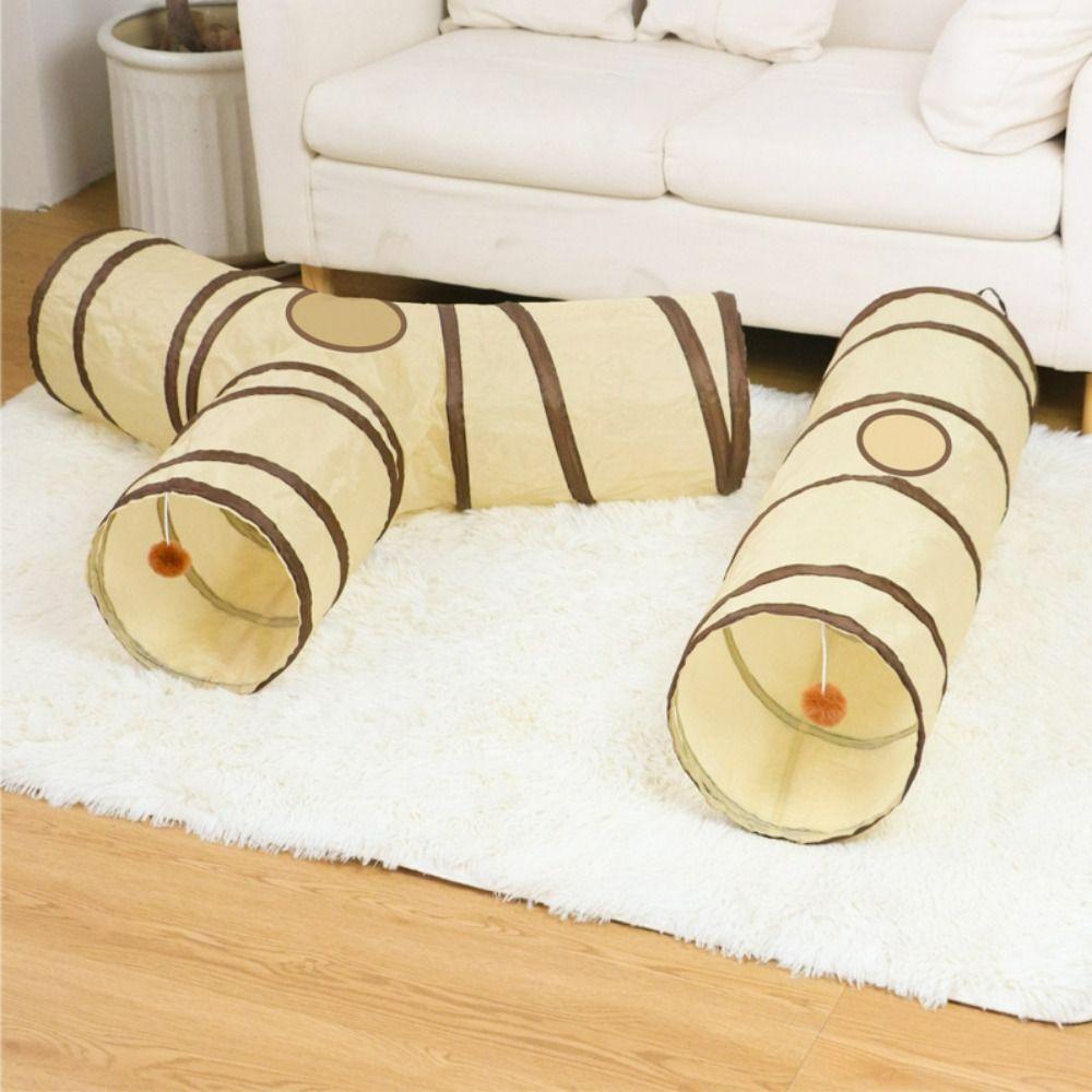 Дышащий кошачий туннель, складная палатка для домашних животных, игрушка для развлечений, портативная палатка для кролика, морской свинки, кролик