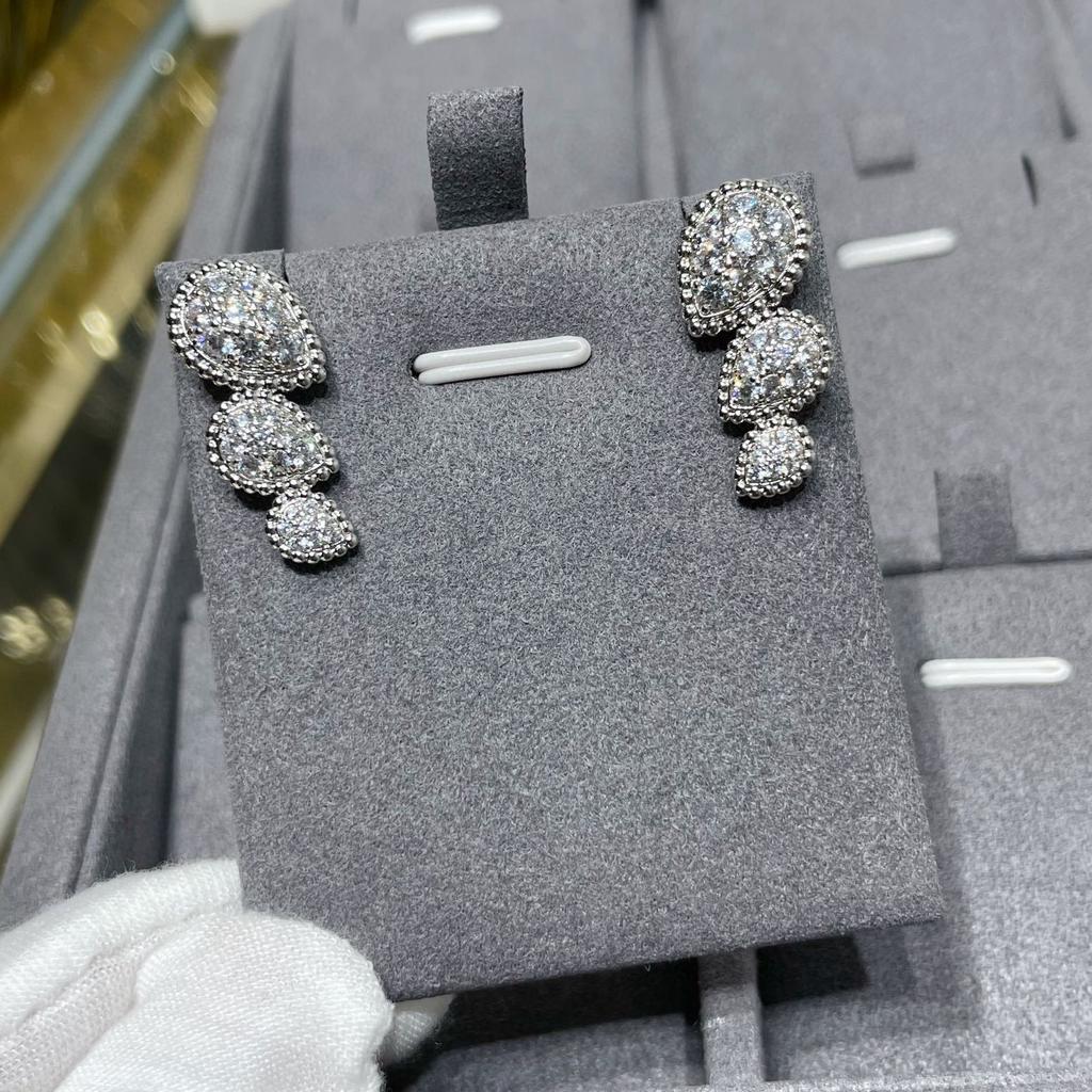 Горячий бренд Винтажные серьги для женщин Роскошные украшения Мода Капля воды Дизайнерские серьги-подвески Чистое серебро 925 пробы Вечерние серьги-пусеты