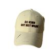 High-quality new hard-top baseball cap with three-dimensional embroidered letters, makes the face look smaller, suitable for large head sizes, sun