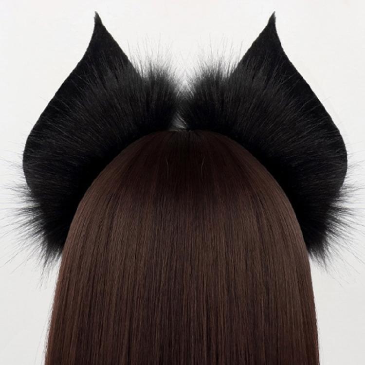 Ручная работа Аниме Повязка на голову Косплей Реквизит Уши летучей мыши Хэллоуин Вечеринка Ролевая игра