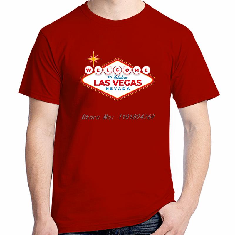 Velocitee Unisexs Las Vegas Sign Cotton Tshirt Sin City Gambling Nevada Usa America Fashion Graphic T Shirts Short Sleeve Tshirt