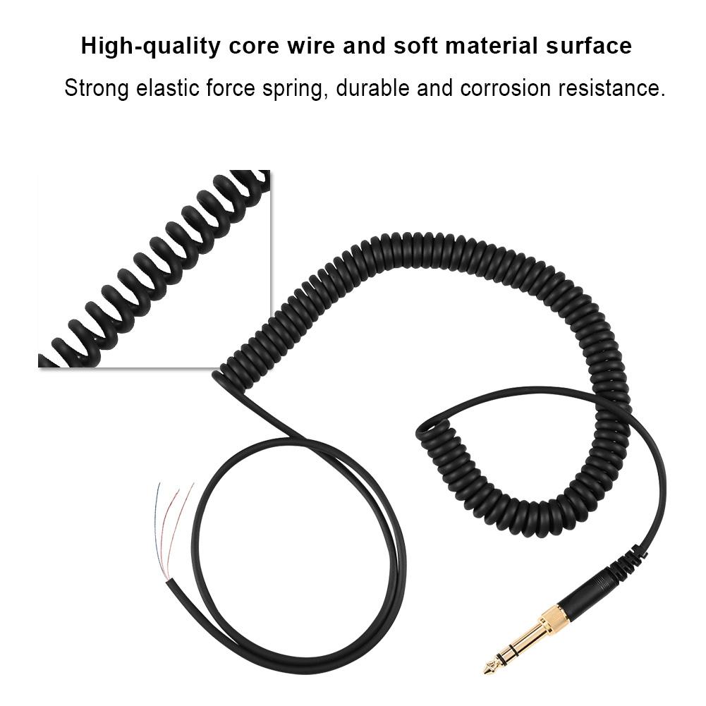 For Beyerdynamic DT 770 770Pro 990 990Pro Earphones Headphones O Spring Wire Coil Cable