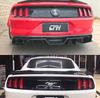 15-17 Ford Mustang Carbon Fiber Rear Lip Kit: US Version Quad Outlet Spoiler