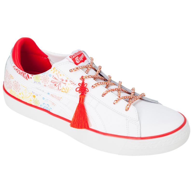 ONITSUKA TIGER Fabre BL S 2.0 Специальная серия к Китайскому Новому году Белые/Красные кроссовки 1183A861-100