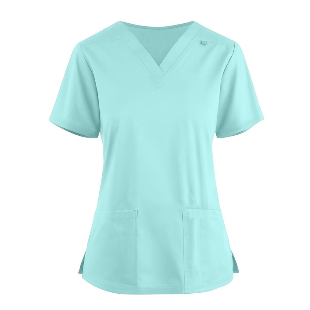 Женский модный комбинезон с коротким рукавом и V-образным вырезом, с карманами