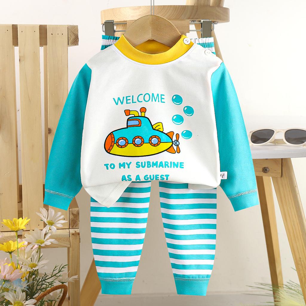 Cotton Underwear Set for Children Boys Warm Autumn Clothes for Girls Home Clothes Set