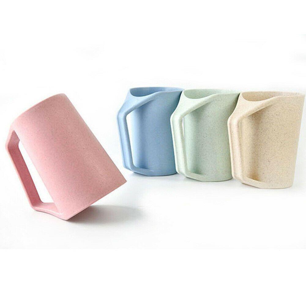 Экологичная стакан-зубная щетка с ручкой, кружка-стакан, стаканы из пшеничной соломы, стакан для ополаскивателя рта, пластиковый стакан